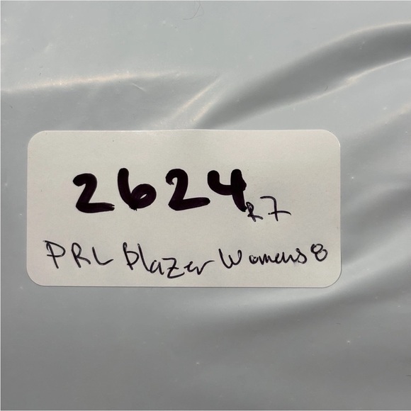 Ralph Lauren Black Label Velvet Jacket Coat Blazer Size 8 Deep Navy Blue - Picture 9 of 9